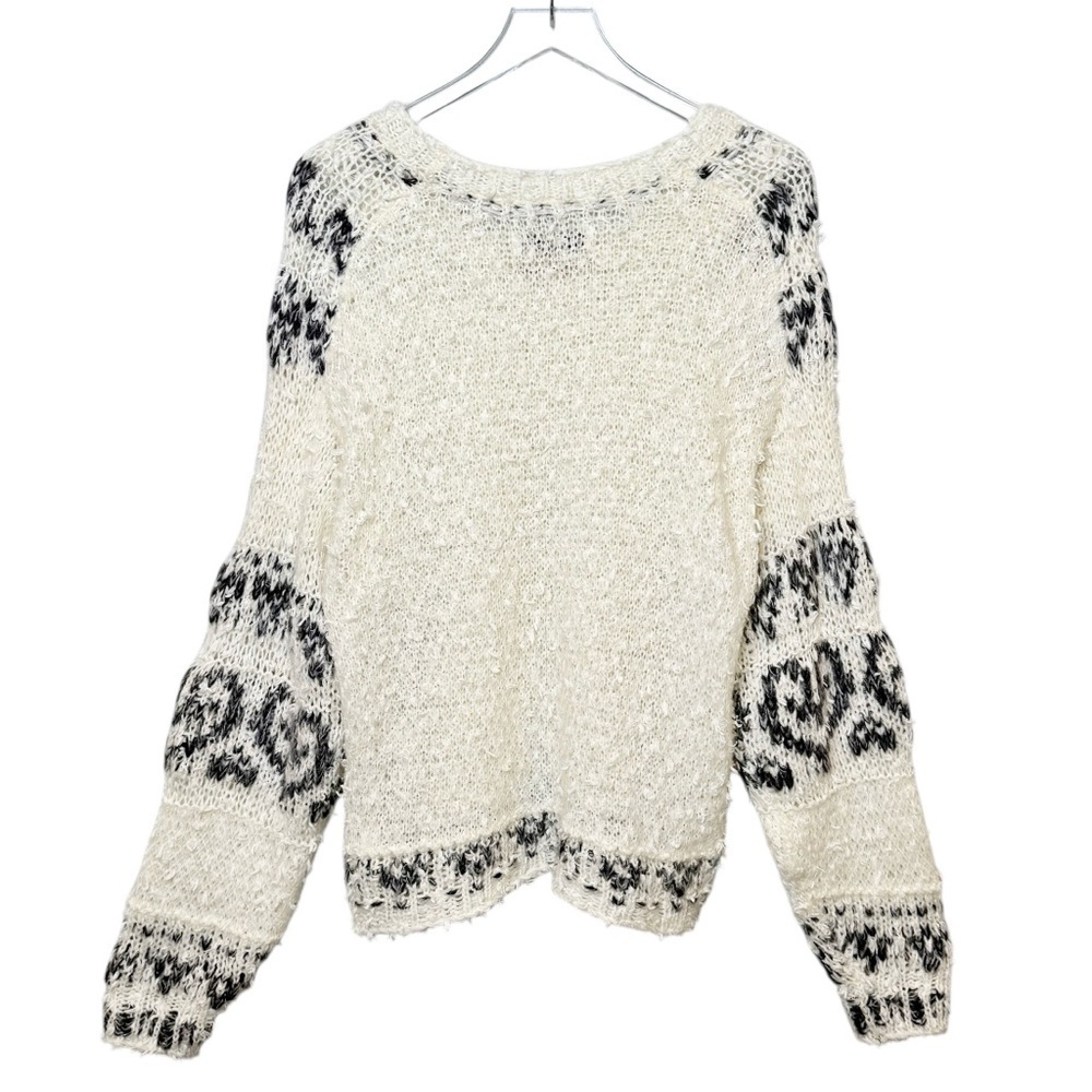 Anthropologie Pilcro Alpaca Blend Women’s Oversized Ivory Sweater Sz Small - Picture 11 of 16